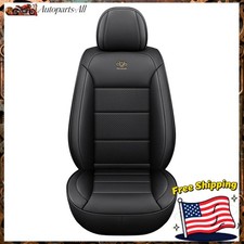 Car Seat Covers Leather Full Set Cushion Pad Mat -2 Front Seats For Ford Mustang