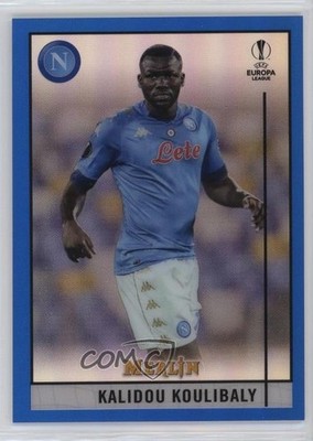 2020 Merlin Collection Chrome UEFA Champions League 35/75 Kalidou Koulibaly 11x6
