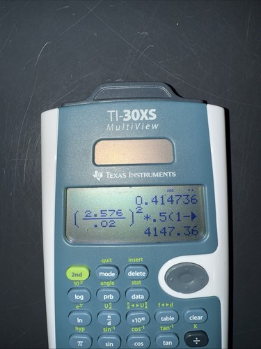 Calculator Texas Instruments TI-30XS MultiView Scientific WORKS - Picture 5 of 6