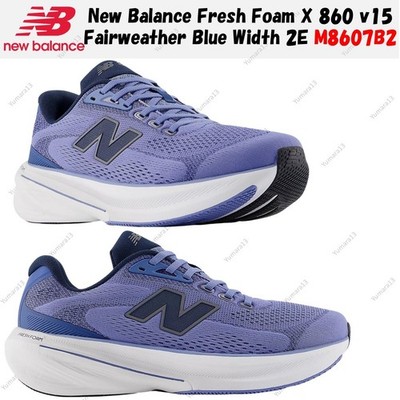 New Balance Fresh Foam X 860 v15 Fairweather Blue Weite 2E M8607B2 Herren Gr.