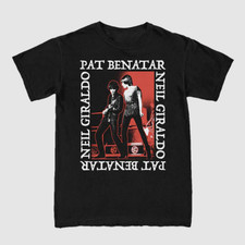Pat Benatar and Neil Giraldo T-Shirt Men Black Unisex Unisex