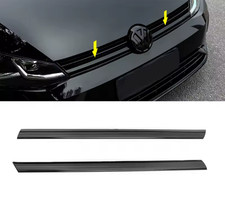 VW Golf 7 (7.5) Kühlergrill Zierleiste Schwarz Glanz Frontgrill Streifen