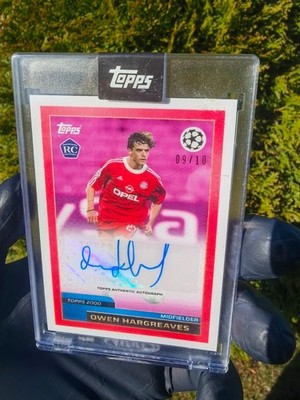 Owen Hargreaves -Topps Lost Rookie Auto 09/10 - FC Bayern München Magnet sealed