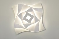 casa Nova Deckenleuchte Angy DH 48X6 Cm Weiß Deckenlampe