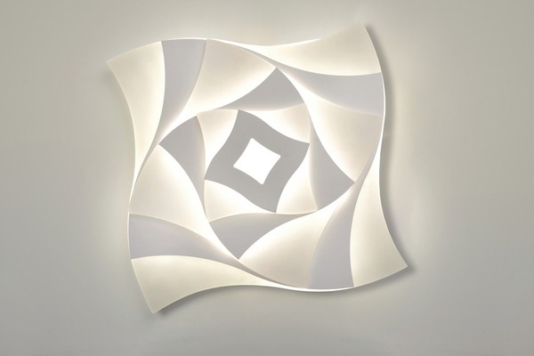 casa Nova Deckenleuchte Angy DH 48X6 Cm Weiß Deckenlampe-image