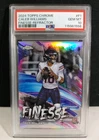 CALEB WILLIAMS ROOKIE Card PSA 10 Chicago Bears #F-1 2024 TOPPS Chrome REFRACTOR