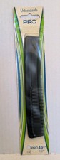 Vintage 1978 Vistron Pro Unbreakable Comb 1130 Black Made in USA NOS New on Card