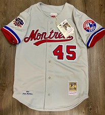 Mitchell  Ness Authentic Montreal Expos Pedro Martinez Jersey Size 40 Medium