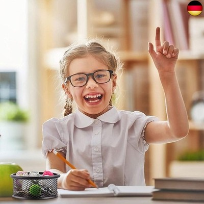jojofuny 4 Stück Büroklammer Aufbewahrungseimer Schwarzer Lametta Schwarzer B