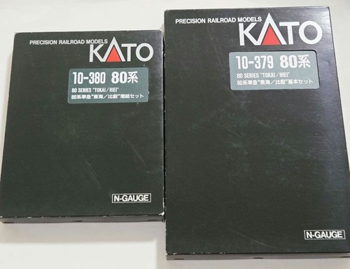 KATO 10-379 10-380 80 Series Semi-Express Tokai Hiei Basic + Juego de expansión 889036 | Condition: Used