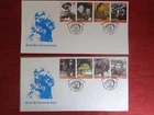 1999- 2 FDC -SPACE - KALMYKIA, RUSSIA, SPECIAL CANCELLATION, YURI A. GAGARIN