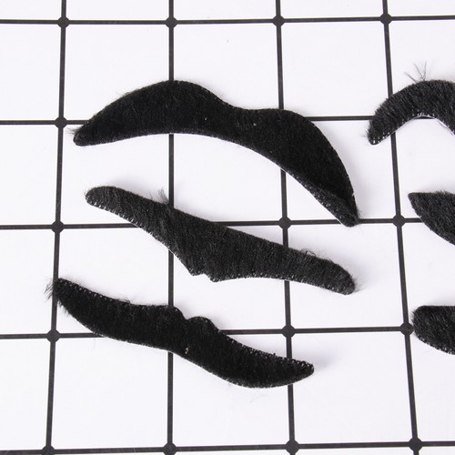 6 Piezas Barba Artificial Mascarada Fiesta Decoraciones Novedad Bigotes - Imagen 3 de 12