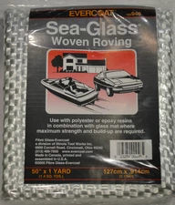 Evercoat 946 / 100946 Sea-Glass 50" x 1 Yard Fiberglass Woven Roving Boat Repair