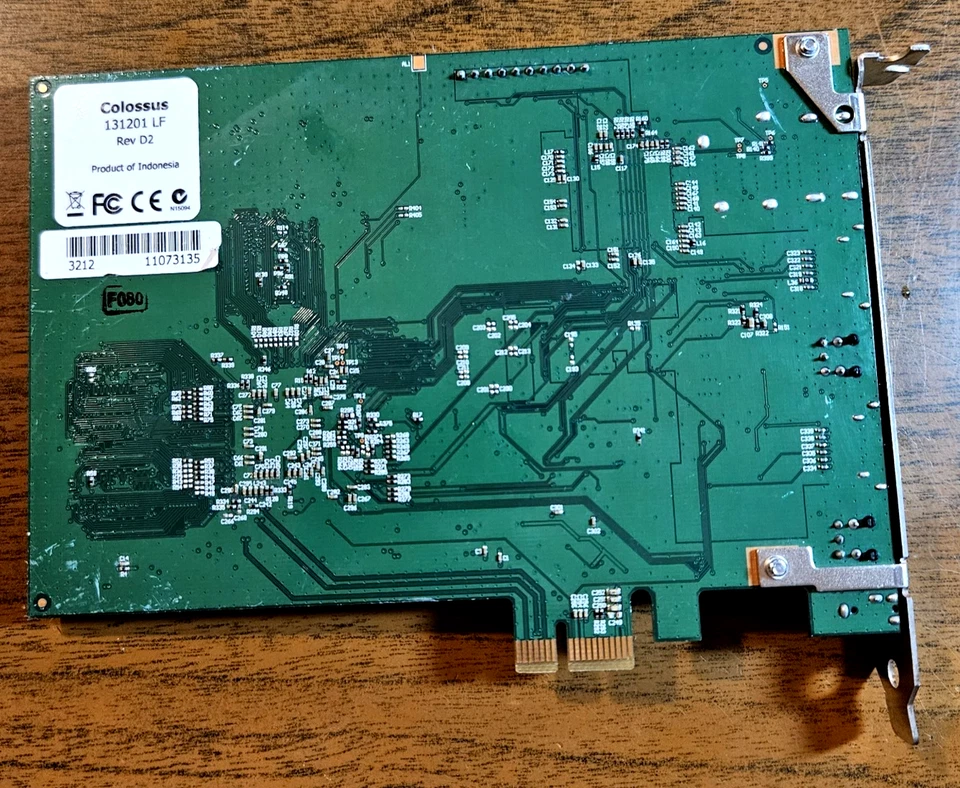 Hauppauge Colossus 131201LF PCIe Video Recorder HDMI AV IN OPTICAL IN IR CONNECT - Image 2 of 4