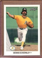 1990 LEAF DENNIS ECKERSLEY   (NM/MT ) #29