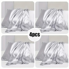 4PCS Satin Pillowcases for Hair and Skin
