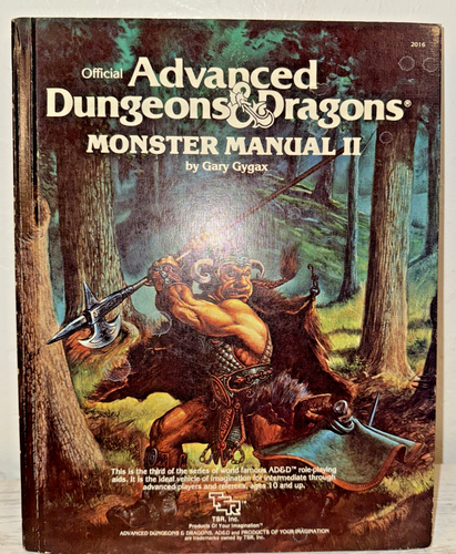 Advanced Dungeons & Dragons Monster Manual 2 II. Gary Gygax TSR 1983. - Picture 1 of 16