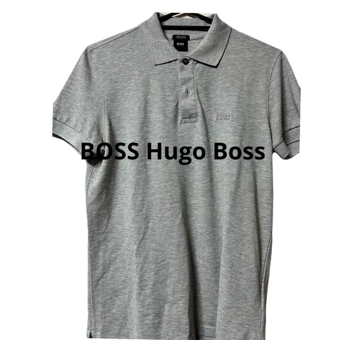 BOSS Hugo Boss Gray Regular Fit Polo Shirt Size L
