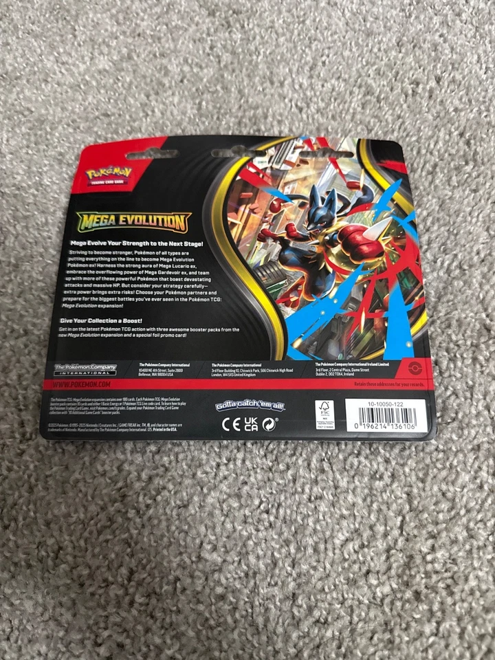 Pokemon TCG Mega Evolution Sealed 3-Pack Blisters Lot Of 6 Golduck Psyduck - Image 4 of 4