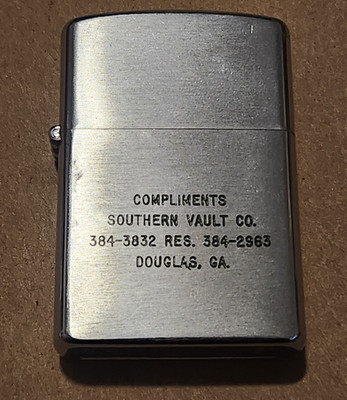 Osborne Kemper Thomas Lighter - Southern Vault Co. - Douglas GA Georgia