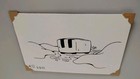 Original Signed Drawing Toaster From Book 4x6 OOAK Melting Snow Water Droplets — photo 3