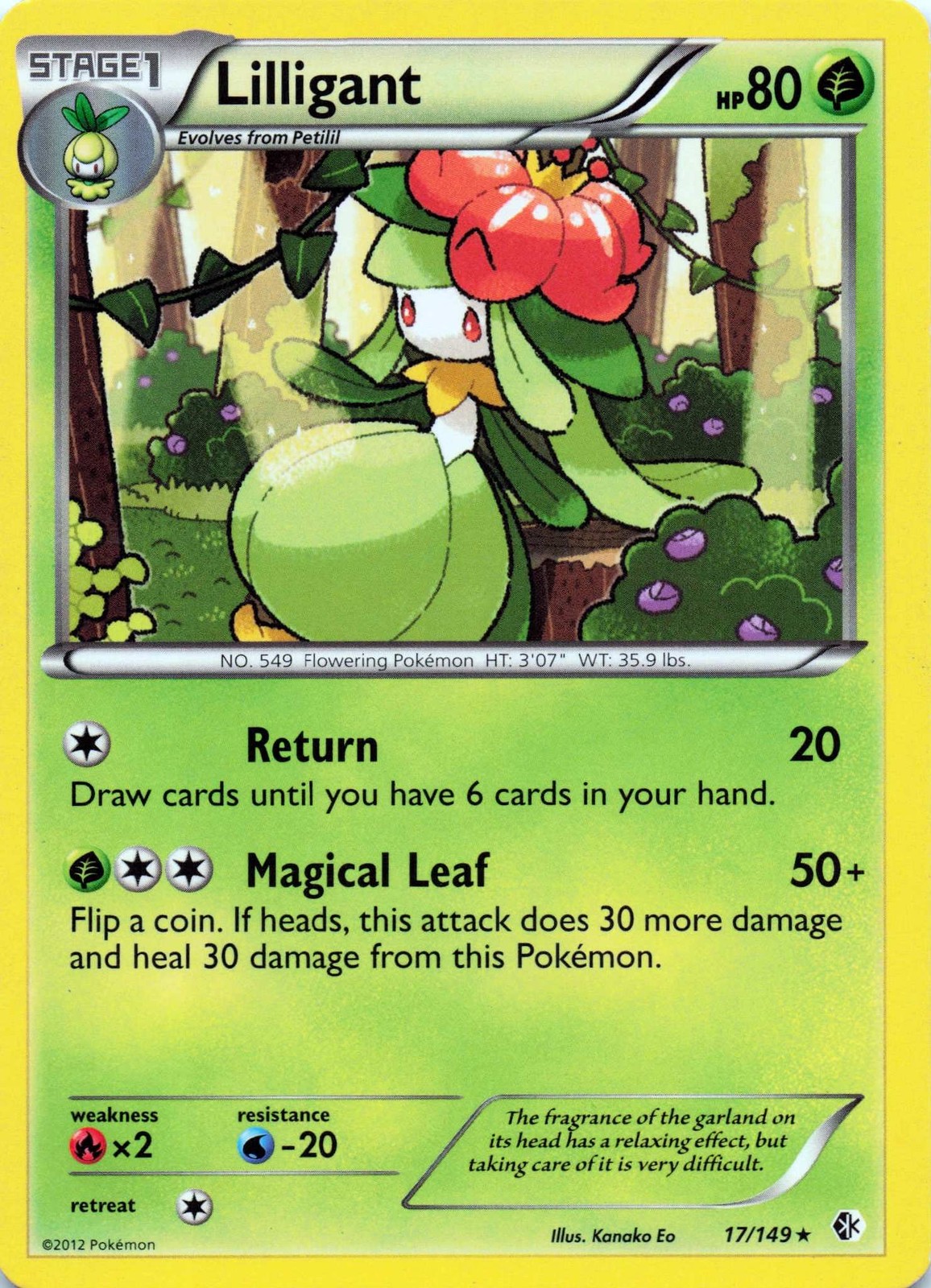 Lilligant 8/122 XY - BREAKpoint Rare - LP