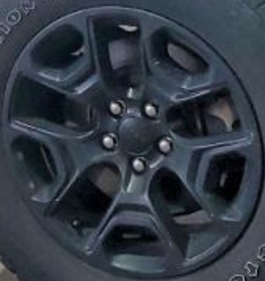 2022 Cherokee OE Wheel 17x7-1/2 Road 5 Spoke Black Opt Wbg Jeep