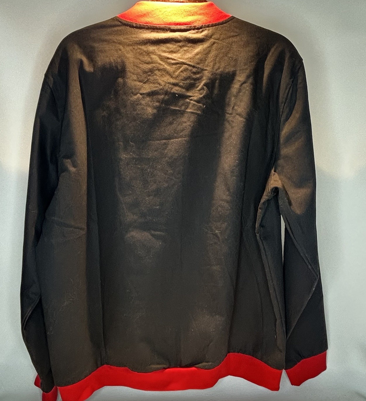 NWOT Disney Pixar Cars Lightning Mcqueen Racing Black Red Bomber Jacket Adult M image 2