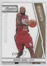 2010-11 Prestige Rookie Bonus Shots Gold 234/249 Damion James #174 0a1
