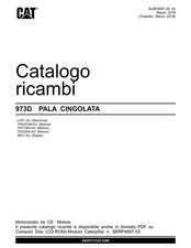 Caterpillar 973D PALA CINGOLATA Catalogo ricambi Italiano