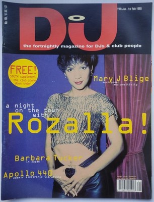 DJ magazine JAN FEB 95 ROZALLA MARY J BLIGE BARBARA TUCKER APOLLO 440