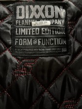 Dixxon Form And Function Limited Edition Quilted Lined Zip Snap-on Jacket 2xl Dixxon Form And Function Limited Edition Quilted Lined Zip Snap-on Jacket 2xl