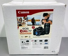 Canon EOS Rebel T7 24.1MP Digital SLR DSLR Camera With 2 Zoom Lens Kit