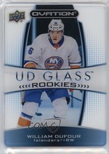 2023-24 Upper Deck Ovation UD Glass Rookies William Dufour #GR-21 13o2