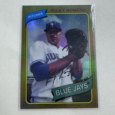2012 Topps Archives #103 Ricky Romero Gold Foil