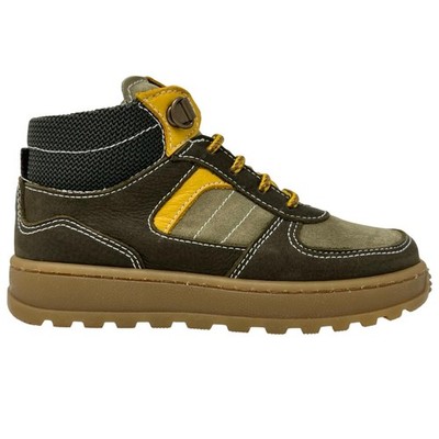 SCHWARZE GÄRTEN JUNIOR I429131M HOHER STIEFEL AUS NUBUK (SCHNÜRSENKEL UND REISSVERSCHLUSS)
