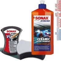 Sonax Xtreme Ceramic Active Shampoo 500Ml Autoshampoo Inkl. Sonax Multischwamm