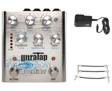 Eventide Ultratap Multi-Tap Delay Pedal + Gator 9V Power Combo & 3 Patch Cables
