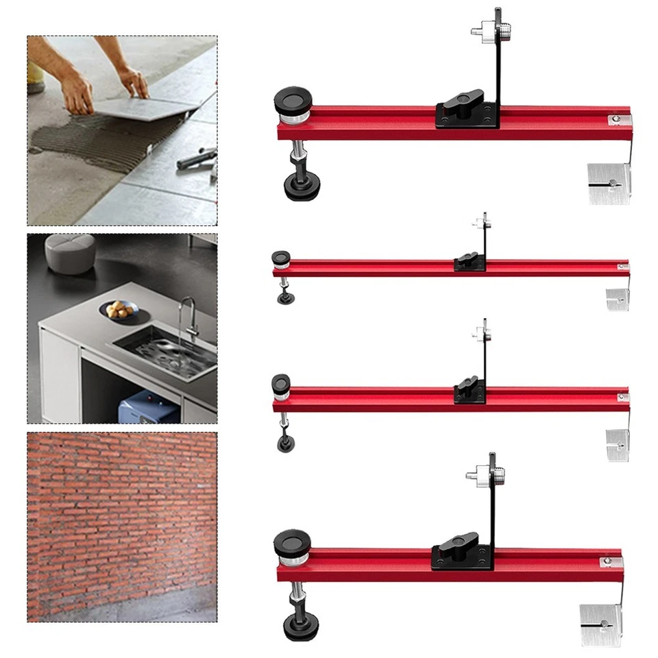 Masonry and Carpentry Friendly Adjustable Aluminum Alloy Level Support Stand - Image 2 of 4