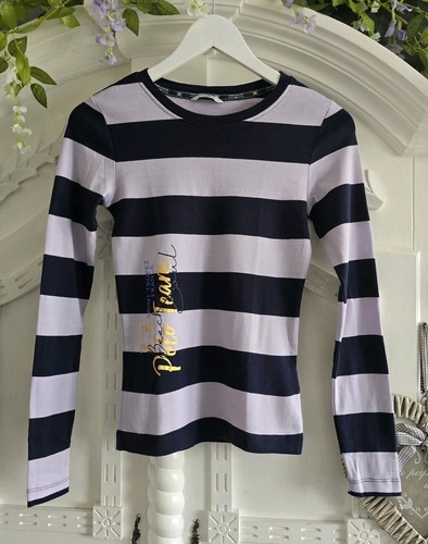 ⚜️ Tom Tailor ⚜️ Polo Team ⚜️ Langarm-Shirt ⚜️ Gr. 32/34 ⚜️ Lila /blau - Bild 1 von 5