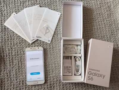 Samsung Galaxy S6 SM-G920F- 32GB - White Pearl (Ohne Simlock) +++ NEU +++
