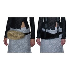 Stylish Plush Leather Waist Belt Comfortable Durability Belt Party Outfit Belt