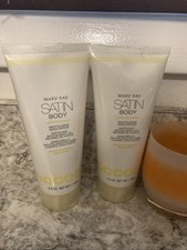 Mary Kay Set Of 2 Satin Body Revitalizing Shea Scrub 6.5oz New Sealed