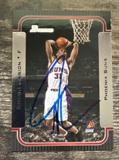 2003 Bowman Shawn Marion Signed Autographed Card Phoenix Suns