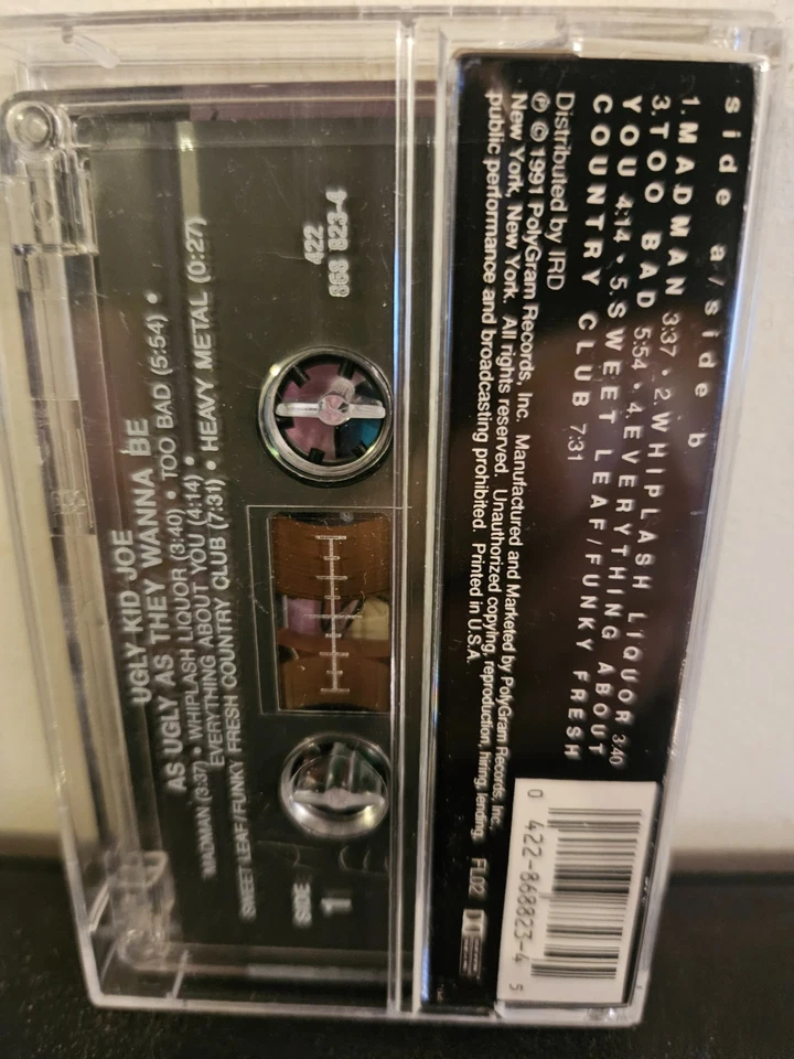 CINTA DE CASETE UGLY KID JOE As Ugly As They Wanna Be 1991 5 pistas ep hard rock Foto 4 de 4