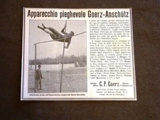 Advertising Vintage Collectors Camera Goerz Anschutz Jump Auction