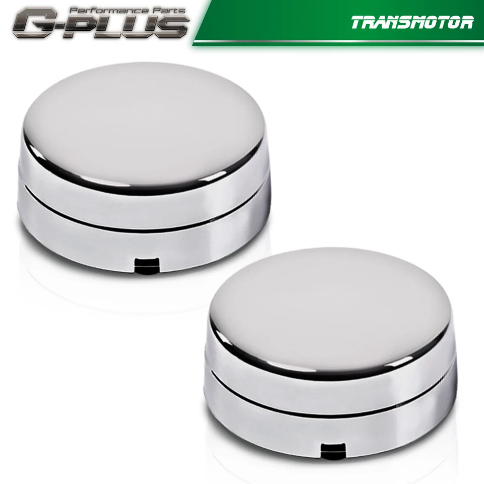 2X Tapacubos centrales plateados rueda trasera aptos para 03-17 Dodge Ram 3500 1 tonelada doble Foto 2 de 4