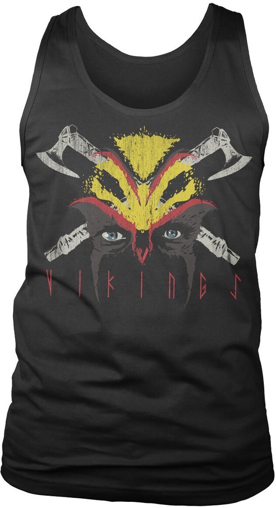 Майка на бретелях Vikings Eyes Черная