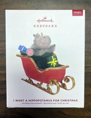 I want a hippopotamus for christmas 2025 hallmark keepsake ornament