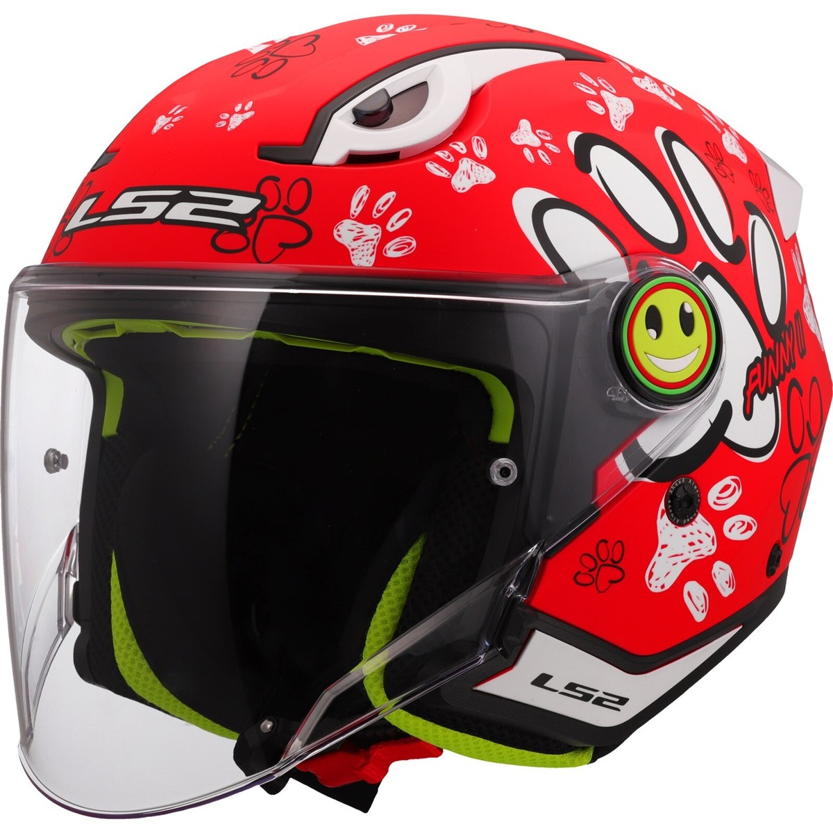 Cascos Infantiles Moto Caschi Jet LS2 OF622 Funny II Casco Moto Da
